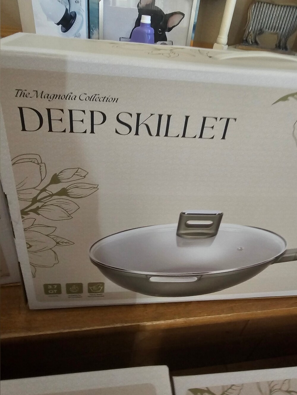 New "Magnolia Collection"  3.7 Quart Deep Skillet SET IS ON MY PAGE